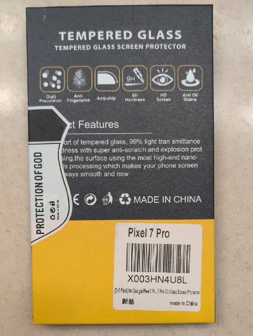 Pixel 7 Pro Premium Tempered Screen Protector and Camera Lens Protector, 2-Pack